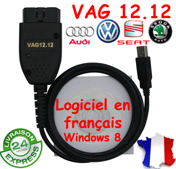 VAG COM 12.12.1 Nouvelle version 100 % Français AUDI VW SEAT SKODA